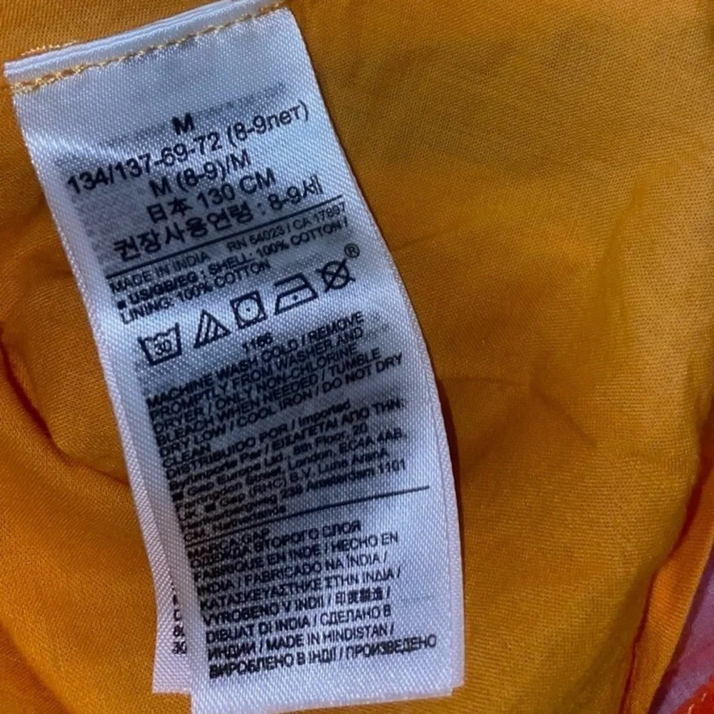 Gap girl criss cross open back floral dress size M(8) - Picture 10 of 10